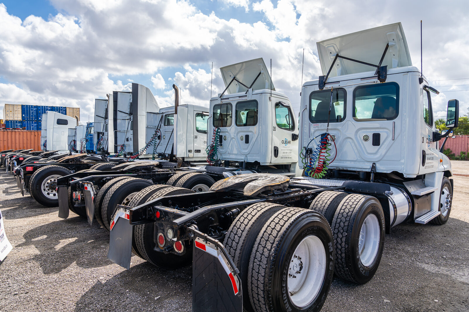 Clear Transport truck fleet lineup